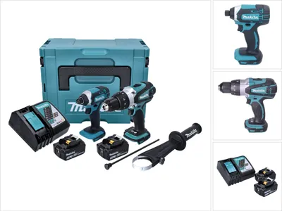 Produktbild von Combopack 2 Werkzeuge 18V LXT (2x5,0 Ah) (DHP458 + DTD152) - MAKITA DLX2145TJ