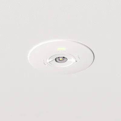 Produktbild von hoftronic LED Einbaustrahler Notbeleuchtung 2W 300lm 6500K Weiß IP20