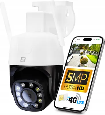 Produktbild von Ip Drehkamera Gsm/Wifi 4G Lte 5Mp Audio, Bewegungserkennung, Sd Bis 128Gb