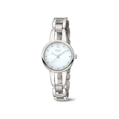 Produktbild von Boccia 3290-01 Damen-Armbanduhr, Titan-Gehäuse, Metall-Armband