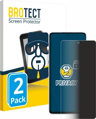 Produktbild von 2x BROTECT Sichtschutzfolie für Xiaomi Redmi Note 14 5G Anti-Spy Privacy Sichtschutz Blickschutz Folie Blaulicht-Schutz