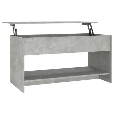 Produktbild von Couchtisch Betongrau 102x50x52,5 cm Holzwerkstoff