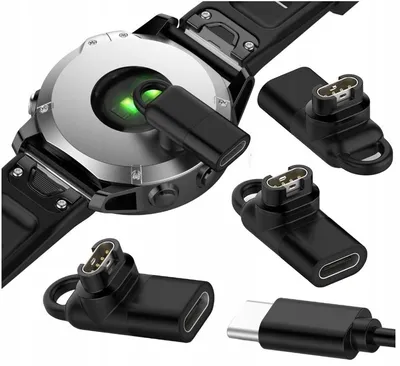Produktbild von IronPads USB-C Ladeadapter für Garmin Smartwatches