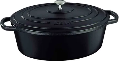 Produktbild von Kela Bräter Calido Oval aus Gusseisen mit Emaille Beschichtung H12