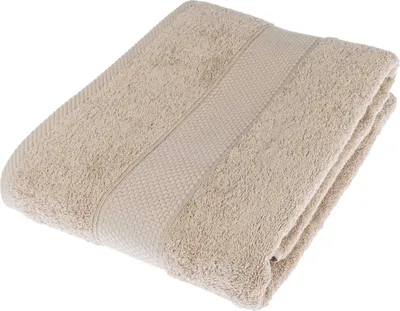 Obrázek produktu pro HOMESCAPES Froté ručník 100x150cm - béžový