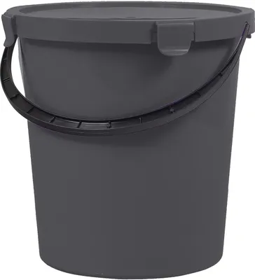 Obrázek produktu pro Plast Team Bucket 10L Berry S Víkem Grey 6079...