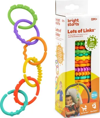 Produktbild von BRIGHT STARTS 8664 LOTS OF Links Kunststoff-Beißring