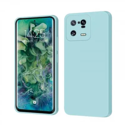 Produktbild von Liquid Silikon Hülle für Xiaomi - Farbe: Hellblau - Modellkompatibilität: Für Xiaomi 13 Pro 5G