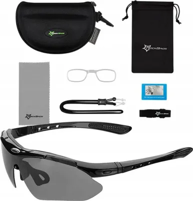 Image de Rockbros 10143 Lunettes de vélo photochromiques Uv400 - Noir