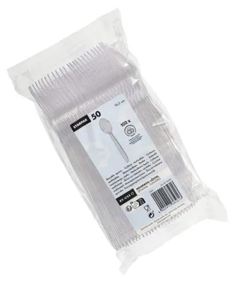 Produktbild von 1000 Papstar Mehrweg-Löffel 18,5 cm transparent 90480