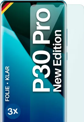 Produktbild von moex® 3x Schutzfolie kompatibel mit Huawei P30 Pro New Edition - Displayschutzfolie dünn Folie, Klar