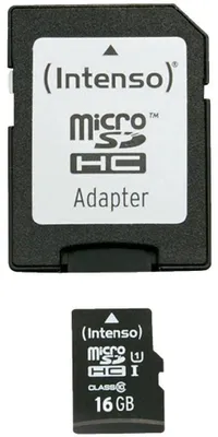 Productafbeelding van Intenso 3423470 Intenso microSDHC Card 16GB Class 10 UHS-I Premium