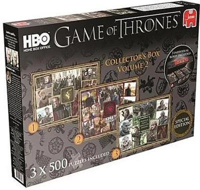 Produktbild von Game of Thrones Sammelbox 2 - 3 x 500 Teile