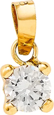 Produktbild von Xenox Damen 9K Gelbgold Anhänger mit Zirkonia in goldfarben - XG9K0029G