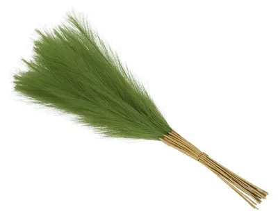 Immagine prodotto di Decorazione in erba di pampa artificiale, 55 cm, colore verde erba, realizzata in poliestere, confezione da 15 pezzi