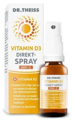 Immagine prodotto di Dr.Theiss Vitamina D3 Spray diretto 20 ml