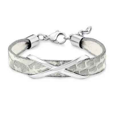 Produktbild von s.Oliver Jewel Damen Armband Edelstahl Leder SO1349/1 - 540193