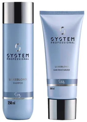 Produktbild von System Professional LuxeBlond Set – Shampoo & Conditioner
