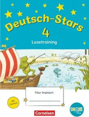 Produktbild von Deutsch-Stars - BOOKii-Ausgabe - 4. Schuljahr. Lesetraining - Übungsheft mit Lösungen