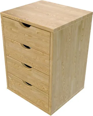 Produktbild von Schubladencontainer mit 4 Schubladen - Honig