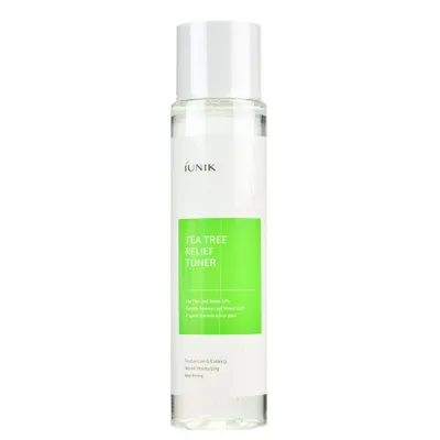 Zdjęcie produktu dla iUNIK Tea Tree Relief Toner 200ml - Kojąco-regenerujący tonik do twarzy z ekstraktem z drzewa herbacianego