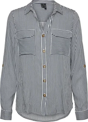 Produktbild von Vero Moda 10275283_4_981217_65, Hemd, Weiblich, Weiß, M, 1 Stück(e), Max. shrinkage 5%; Wash with similar colours; Wash with similar colours, Line drying
