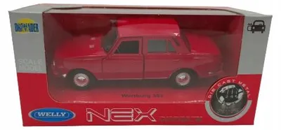 Produktbild von Welly Wartburg 353 Metallmodell Rot 1:34