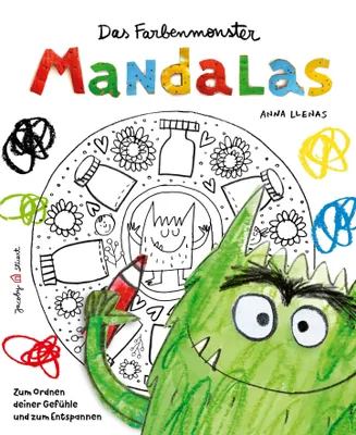 Produktbild von Mandalas Malbuch für Kinder – 45 Motive zur Entspannung, Ruhe & Konzentration