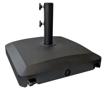 Produktbild von osoltus Schirmständer 50x50cm auf Rollen befüllbar 24kg