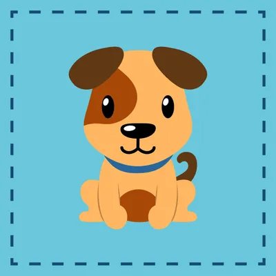 Produktbild von Baby Kinder Handtuch Seiftuch - Hund - 100% Baumwolle - 30x30 cm - süße Tier Motive