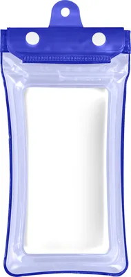 Produktbild von Universelle wasserdichte Smartphone-Tasche mit Handschlaufe Dunkelblau