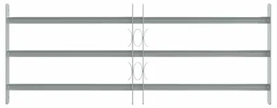 Image de vidaXL Grille de fenêtre Réglable avec 3 barres transversales 700-1050 m