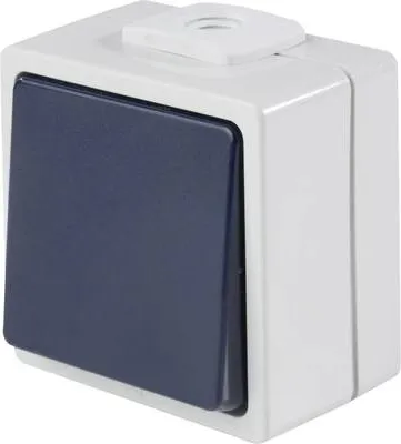 Image de as Schwabe 62452 Bouton-poussoir IP54 Gris (62452)
