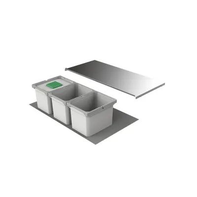 Zdjęcie produktu dla Naber Cox® Box 235 K/900-3, pojemnik na odpady do istniejących szuflad, z pokrywą organiczną