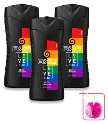 Produktbild von 3 x AXE Africa Duschgel - 700 ml - Sparpackung - 3 Stücke