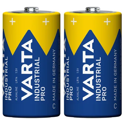 Produktbild von 2x Alkali-Batterie R-14 LR14 C 1,5 V von Varta Industrial Pro
