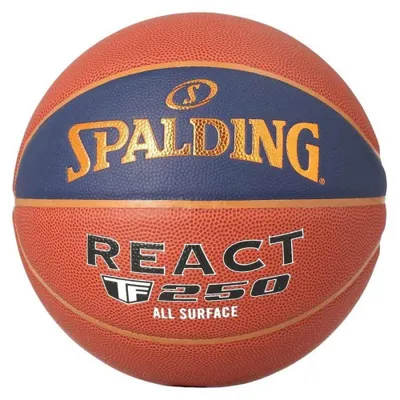 Produktbild von Spalding Lnb 22 React Tf-250 Composiet Indoor/Outdoor (Size 5) Basketball Kinder - Orange / Marine