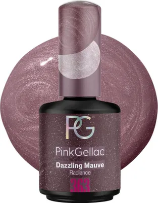 Produktbild von Pink Gellac - Shellac Nagellack 15 ml - Dazzling Mauve Gellack - UV Nagellack
