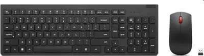 Immagine prodotto di Lenovo 4X31N50739 - Dimensioni complete (100%) - Wireless - RF Wireless - QWERTY - Nero - Mouse incluso