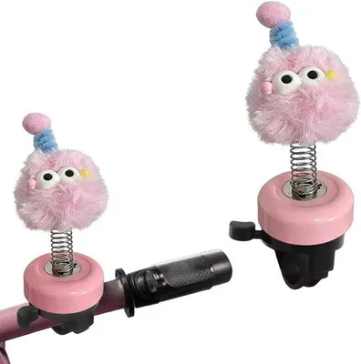 Produktbild von Bubble Ball - Süße Glocke - Sichere Fahrräder - Pluche Aussehen - 12 x 10 cm - Rosa