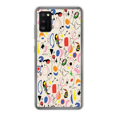 Produktbild von MuchoWow® Handyhülle Schutzhülle Hülle für Samsung Galaxy A41 Muster - Abstrakt - Kunst Silikon Softcase Handy Hülle - Mobiltelefon