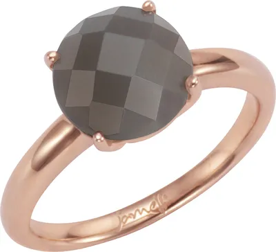Produktbild von Jamelli Ring 925/- Sterling Silber rosa 060 (19,1) Mondstein grau 273271157J