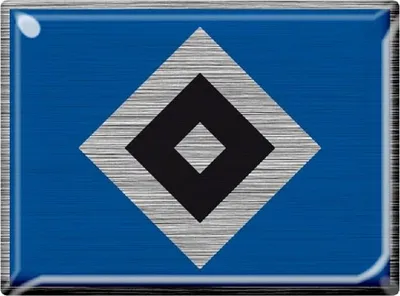 Produktbild von HSV 3D Aufkleber Metallic "Raute"