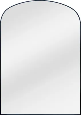 Produktbild von Großer Bogenspiegel aus Aluminium - L. 118 x H. 170 cm - Schwarz - SONAVA