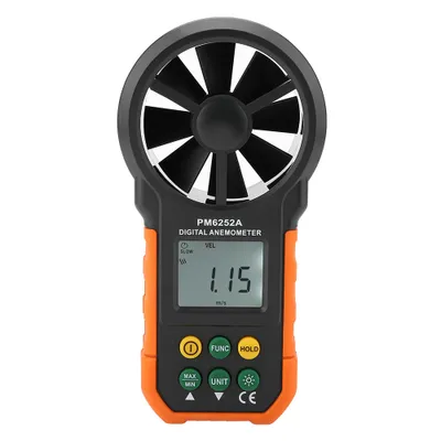 Image de Anémomètre, anémomètre numérique, anémomètre numérique portable, anémomètre à vitesse du vent, appareil de mesure du volume d'air