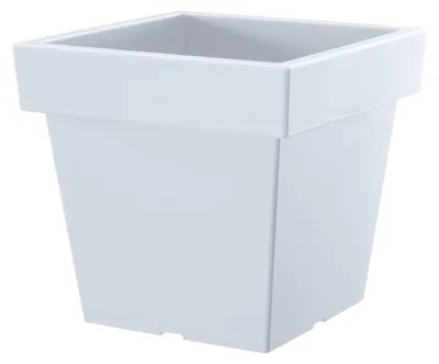 Immagine prodotto di Vaso da fiori in plastica Lofly Low Square Bianco DLOFL-300
