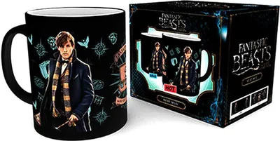 Produktbild von Wärme Becher Newt Scamander schwarz 300 ml