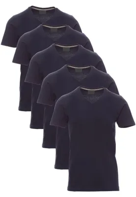Produktbild von Mivaro Herren T-Shirt 5er Pack V-Ausschnitt - V-Neck Shirt aus 100% Baumwolle, Regular Fit, Basic Kurzarm, bis 5XL