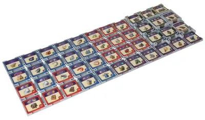 Produktbild von Bauplättchen Rahmen für Anno 1800 – Spielhilfe zum Sortieren