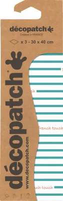 Produktbild von Décopatch 6x Blisterpackung 3 Bogen Papier 30x40cm gleichen Design Nr. 855 C855C